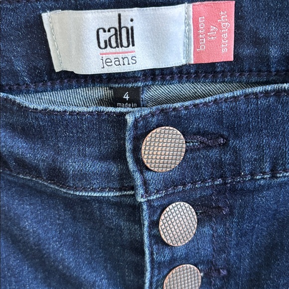 Cabi Button Fly Straight Jeans - Picture 5 of 9